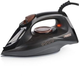 Princess Plancha de Vapor 322890 - 2600W, Depósito 220ml, Suela Cerámica, Golpe de Vapor 80g/min